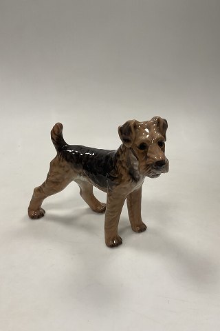 Dahl Jensen Figur Hund Airedale Terrier No. 1079