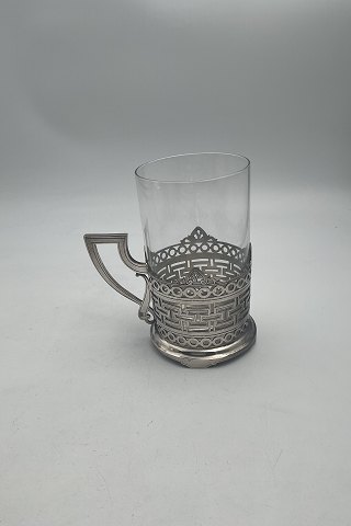 Russisk Sølv Glas med holder