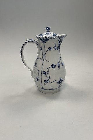 Royal Copenhagen Blue Fluted Full Lace Chocolate Pot No. 1026