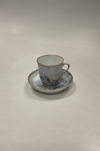 Early Royal Copenhagen Art Nouveau Cup and Saucer No. 4