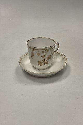 Early Royal Copenhagen Art Nouveau Cup and Saucer No. 8