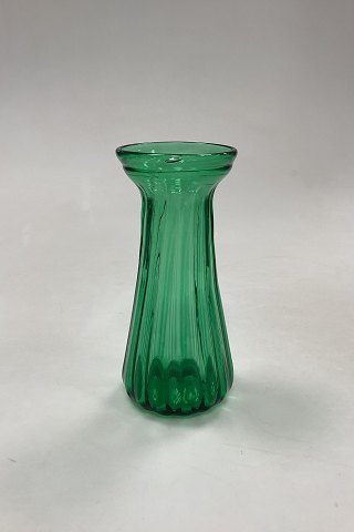 Bottle green Flower Bulb Vase Holmegaard / Kastrup /Fyens Glassworks