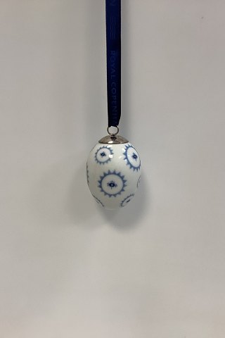 Royal Copenhagen Musselmalet Riflet Påskeæg - Cirkel 2005