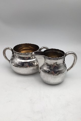 Evald Nielsen Sølv Fløde Sukker Sæt (1927+1928)