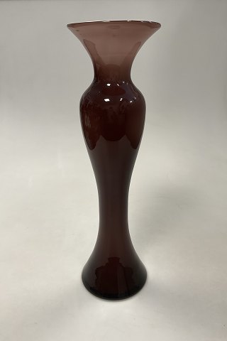 Holmegaard Vase i lilla Glas