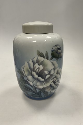 Royal Copenhagen Lidded Vase / Urn No. 92/888 with Flower Motif