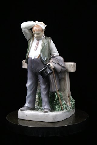 Bing & Grondahl porcelain figurine of "The Thirsty Man" "The Tuborg Man.
"B&G 2435...
