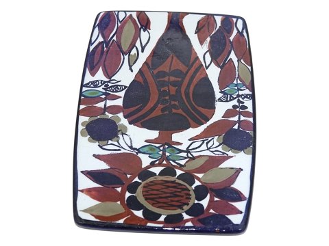 Royal Copenhagen faience
Square plate