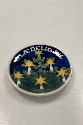 Royal Copenhagen 2010 Plaquette Merry Christmas with colours
