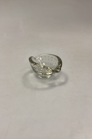 Small Glass Bowl with Bubbles
