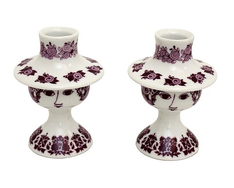 Rosalinde lilla lysestage, Bjørn Wiinblad