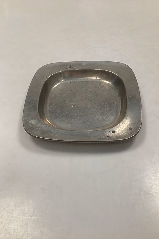 Just Andersen Square Dish of Pewter, No. 2571