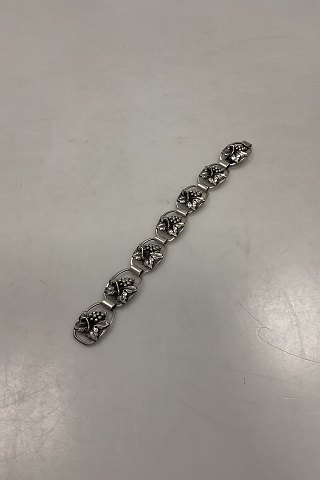 Dansk Sølv Armbånd af Arne Henning Petersen med vinranker