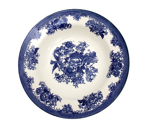 Dyb middagstallerken, Blå Fasan, Egersund