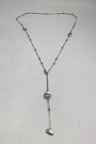 Georg Jensen Sterling Sølv Halskæde No. 444 Pebbles
