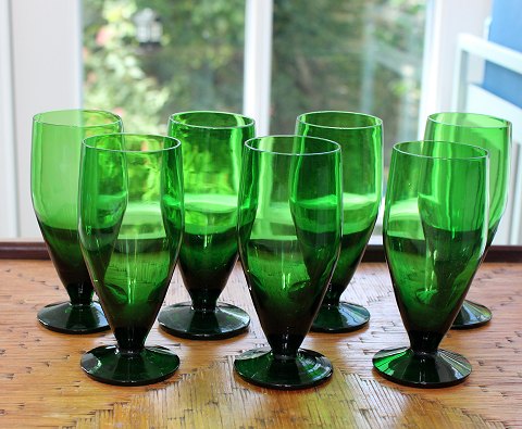 7 grønne glas