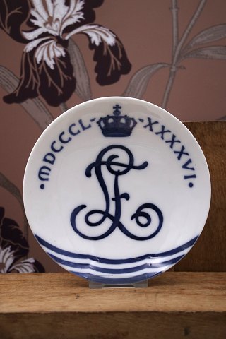 Royal Copenhagen Commemorative plaque on the occasion of Princess Louise