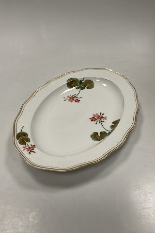 Royal Copenhagen Art Nouveau Pattern No. 225 Geranium Oval Platter No. 2043