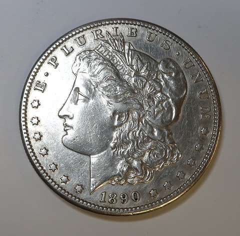 USA. Morgan sølv $1 dollar 1890S