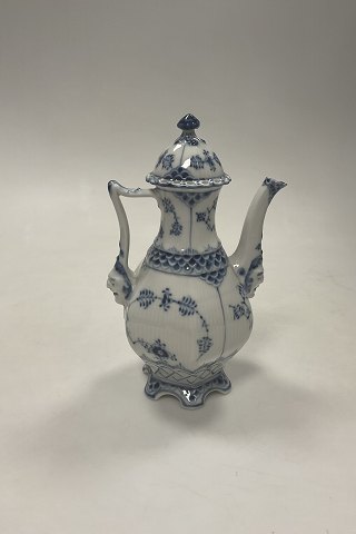 Royal Copenhagen Musselmalet Helblonde Lille sekskantet kaffekande No. 1030