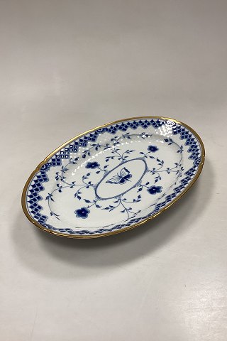 Bing and Grøndahl Dickens Butterfly with Gold, Oval Dish No. 16