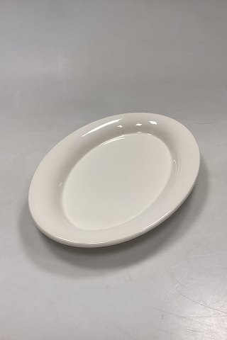 Royal Copenhagen Ursula oval Tallerken i Hvid No. 621