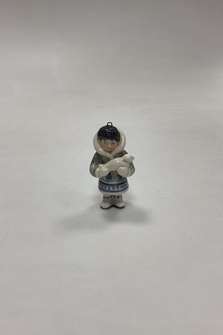 Royal Copenhagen Børnenes Jul 2005 Juleornament - Grøndlandsk Dreng No. 153