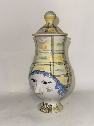 Bjørn Wiinblad pitcher with handle and lid