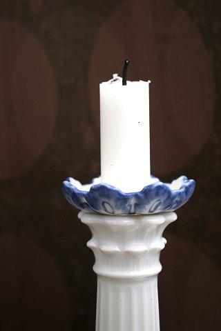 Antik Musselmalet lysmanchet fra Royal Copenhagen. 1/14. før 1923...