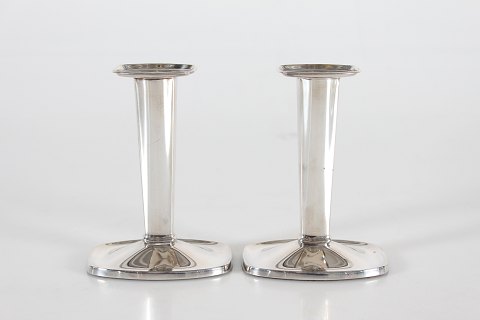 Cohr SilverPair candlesticksof silver 830s