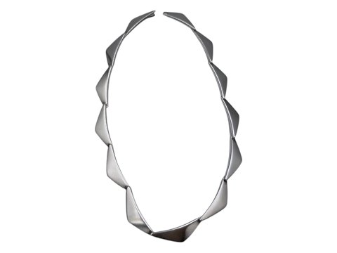 Georg Jensen sterling silverPeak Necklace 38.5 cm.
