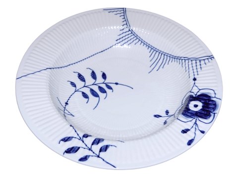 Blue Fluted MegaLarge round pasta plate 30 cm.