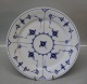 Musselmalet 183-1 Tallerken, hel flad, 25 cm Kongelig Dansk Porcelæn 

