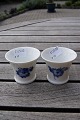 Blue Flower Plain China. Small vases 5cm