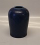 Aluminia kunstfajance 2634 Marselis Mørkeblå Vase, med små firkanter 18 x 12 cm Nils Thorson, 1953