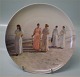 B&G Skagen Artist plates 21 cmB&G 1988 Plate # 2. Images of Skagen "Promenade on the beach" Michael Ancher 21 cm