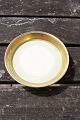 Dagmar with gold Danish porcelain, Glass coasters 9cm