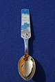 Michelsen Christmas spoon 1963 of gilt sterling 
silver