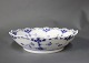 Royal Copenhagen blue fluted lace bowl, #1/1018.5000m2 showroom.