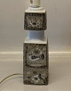 Aluminia Copenhagen Faience 719-3595 92-7194 Brown Lamp foot 2850 Baca 1968 Nils 
Thorsson for Fog Moerup