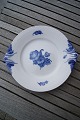 Blue Flower Plain China. Round dish 28.5cm pre 1923