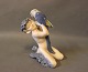 Porcelain figurine, Faun with parrot, no.: 752.