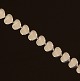 Hans Hansen bracelet, sterlingsilver, with hearts. #236. L: 18,5cm