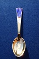 Michelsen Christmas spoon 1995 of Danish gilt sterling silver