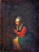 Dutch artist 
(18th century) 
A praying 
elderly woman.