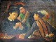 Unknown artist 
(19th century.) 
Card-playing 
men.
