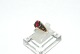 Gold ring ladies with red stone 14 carat gold
Size 54
