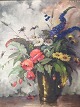 Carl H. FischerOil painting, flowers.1900 DKK