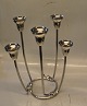 Georg Jensen Swing seksarmet lysestage 32 cm Rustfrit stål -  til 6 lys