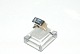 Elegant ring with light blue stones in 14 carat gold
Size 53